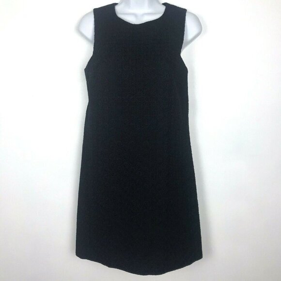 Theory Black Lace Sheath Dress 6 Womens Sleeveless - Picture 11 of 11